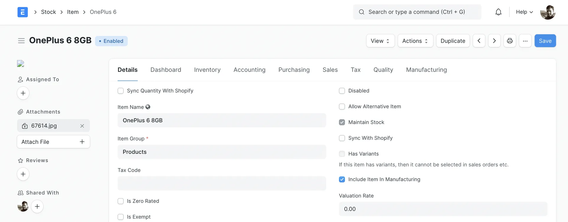 Tab View